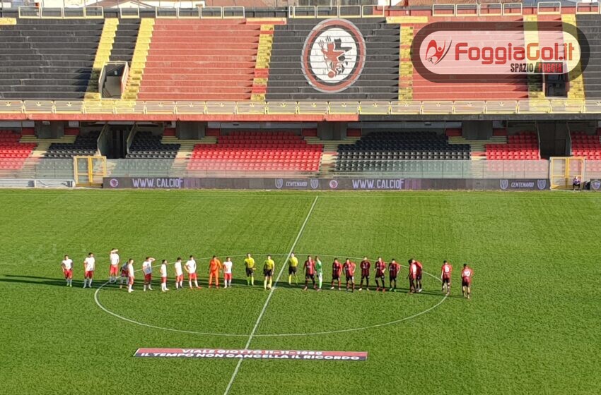  Foggia-Turris 2-2 risultato finale