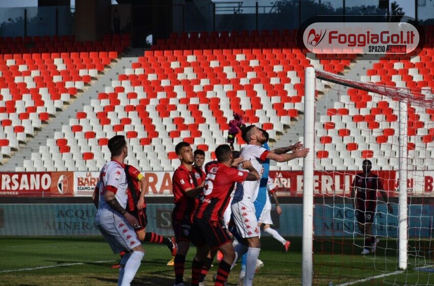  Anche a Bari il Foggia conferma i propri limiti sotto porta. Quarto stop consecutivo (1-0)