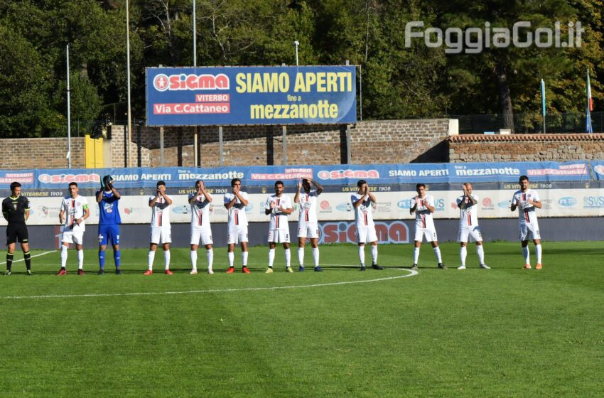  Viterbese-Foggia 1-2 risultato finale