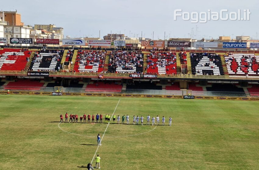  Foggia-Fidelis Andria 3-1 risultato finale