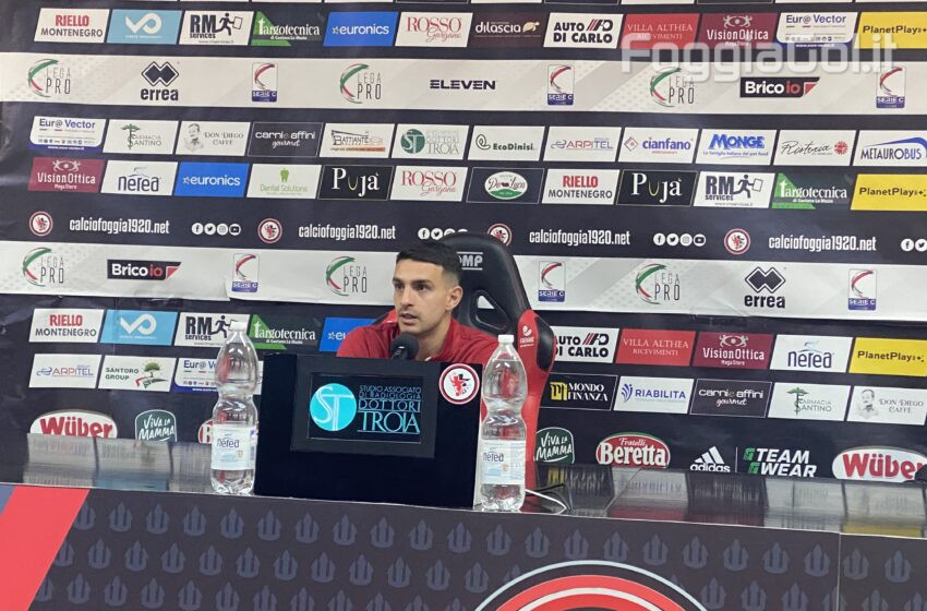  Di Pasquale: “Grande prova oggi. Sto bene a Foggia e con il gruppo”